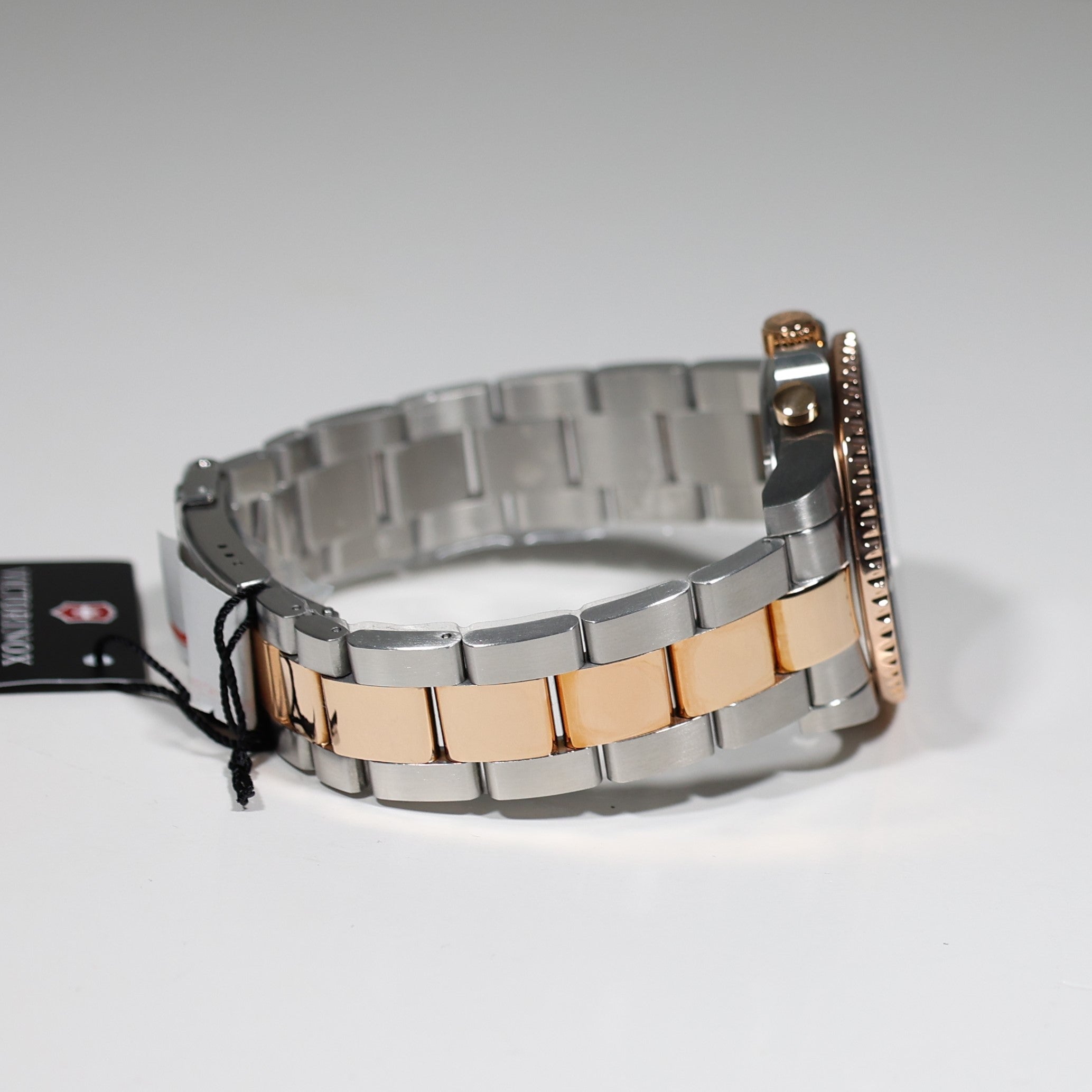 Victorinox Maverick Men's Two Tone Black Dial Chronograph Watch 241952