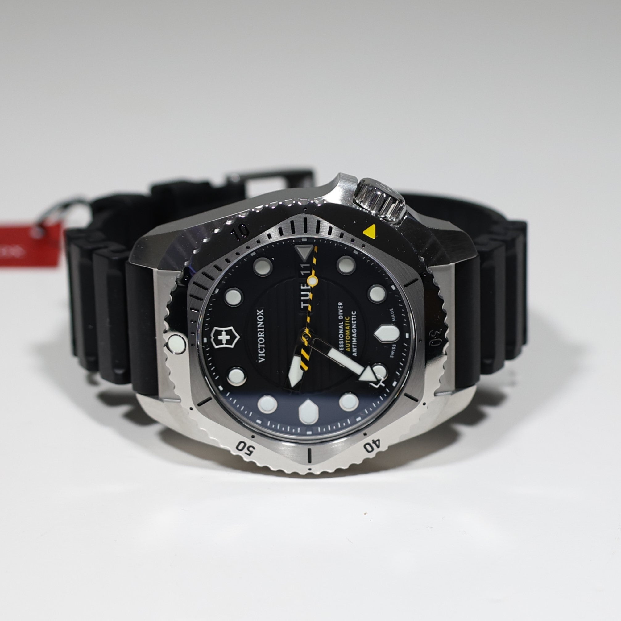 Victorinox Dive Pro Men's Automatic Stainless Steel Rubber Strap Watch 241994