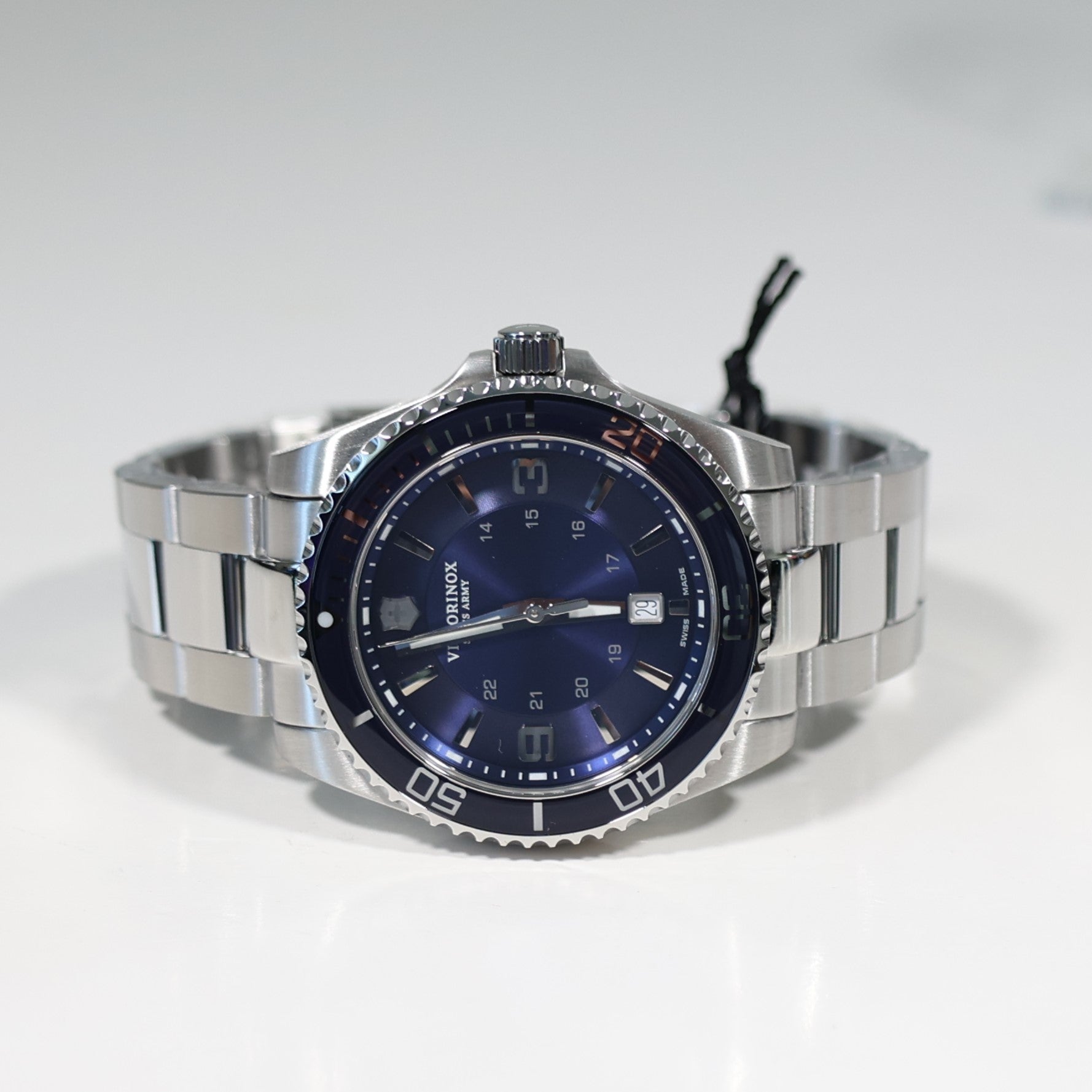 Victorinox Maverick 43MM Men's Blue Dial Stainless Steel Watch 242007