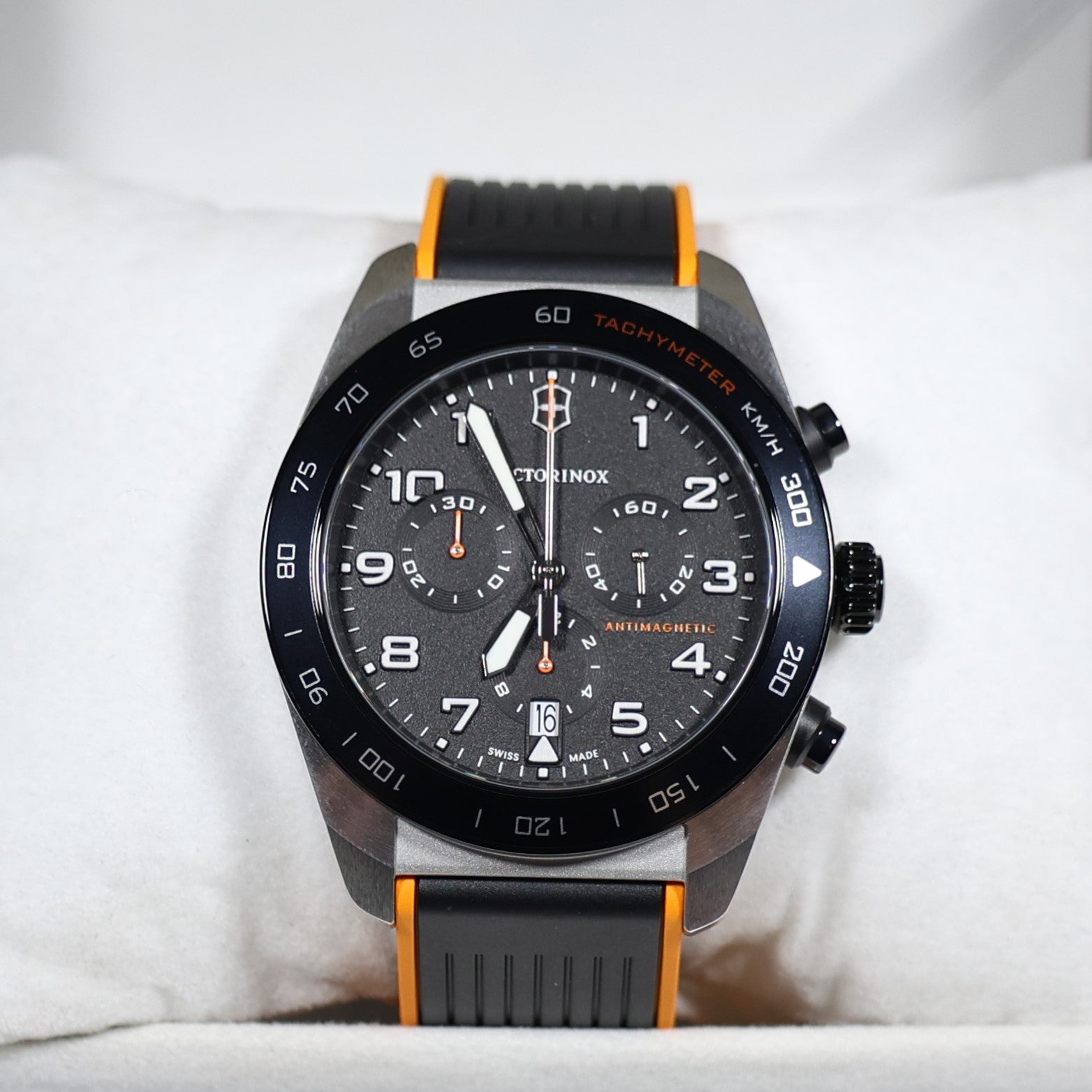 Victorinox Swiss Army Chrono Men's Rubber Strap Watch 242050