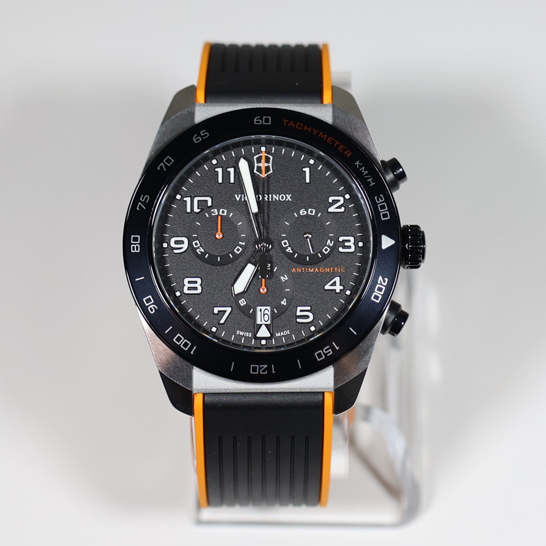 Victorinox Swiss Army Chrono Men's Rubber Strap Watch 242050