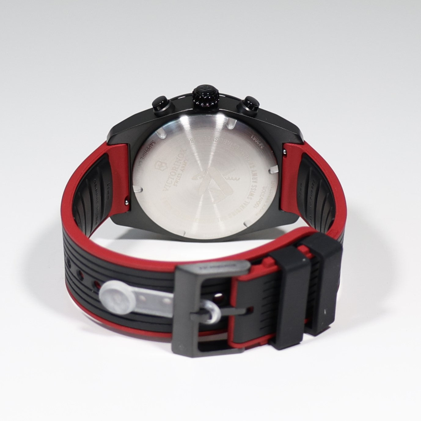 Victorinox Swiss Army Chrono Men's Black Dial Rubber Strap Watch 242051