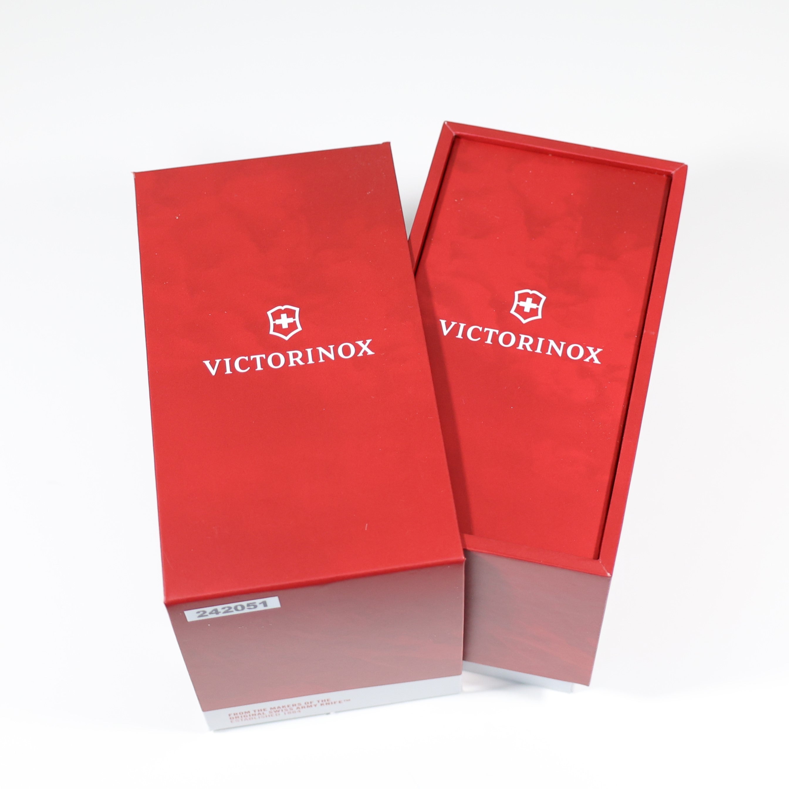 Victorinox Swiss Army Chrono Men's Black Dial Leather Strap Watch 242046