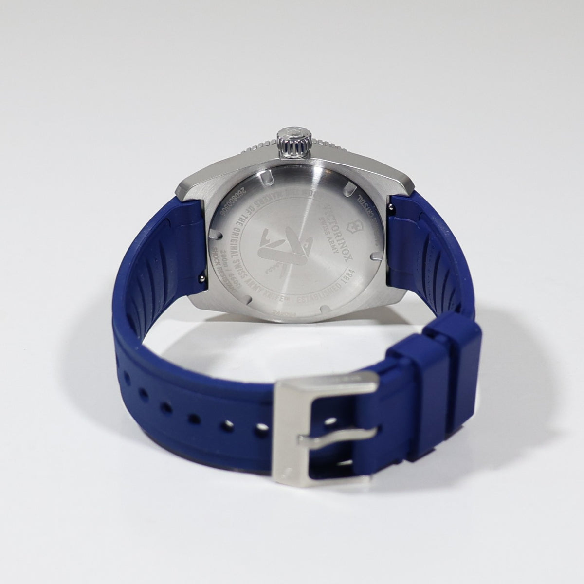 Victorinox Maverick Blue Dial Rubber Strap 39mm Watch 242094 - Chronobuy