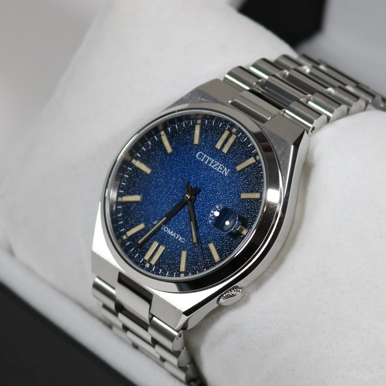 Citizen Tsuyosa Automatic Men's Stainless Steel Blue Gradient Dial Watch NJ0151-