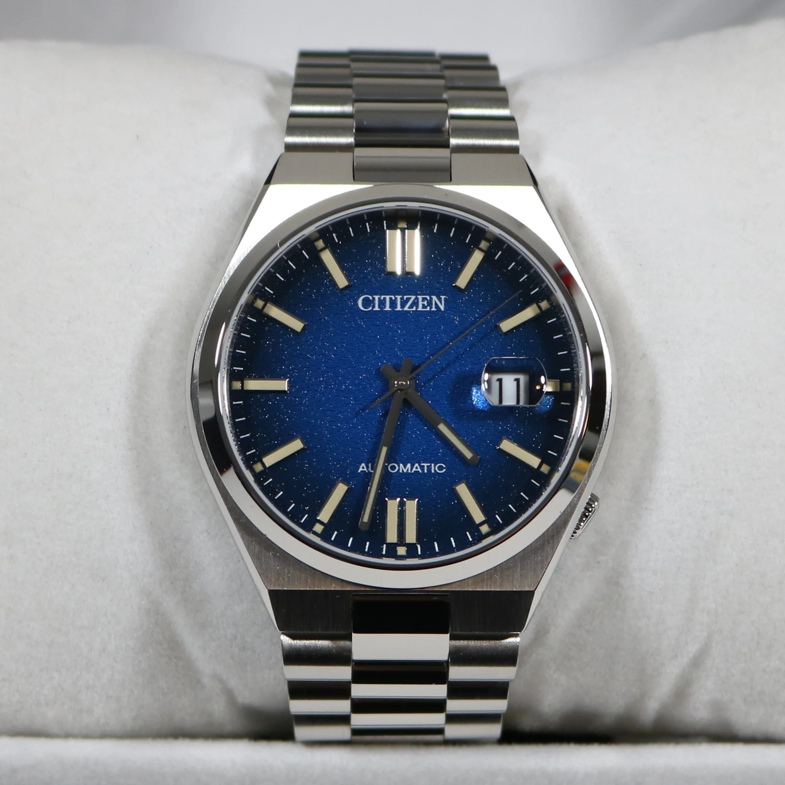 Citizen Tsuyosa Automatic Men's Stainless Steel Blue Gradient Dial Watch NJ0151-