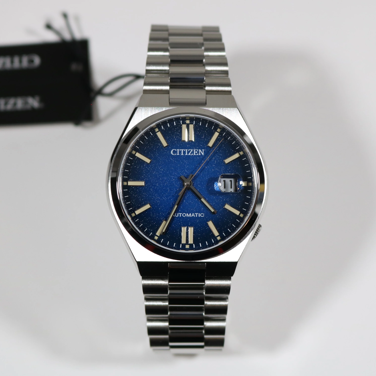 Citizen Tsuyosa Automatic Men's Stainless Steel Blue Gradient Dial Watch NJ0151-