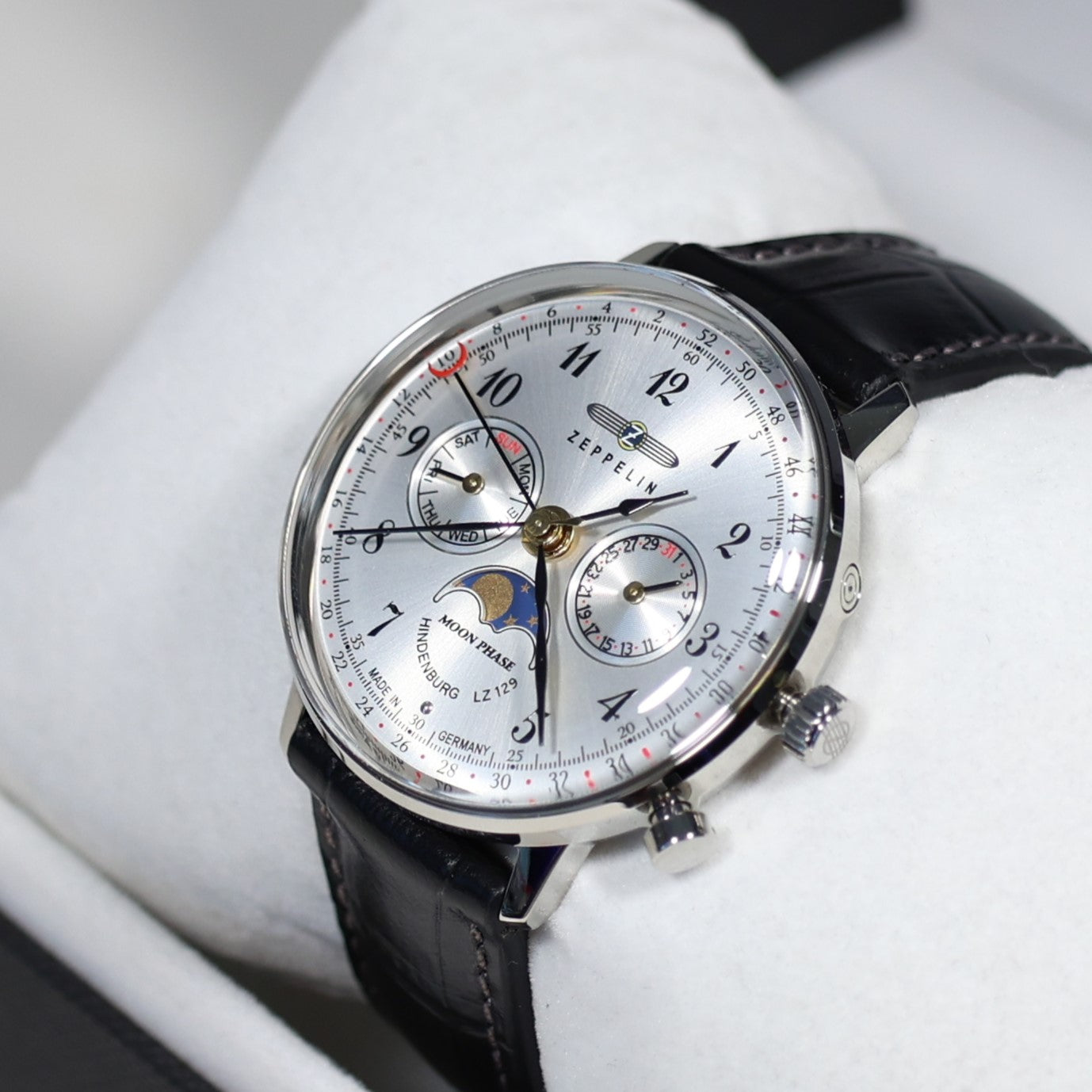 Zeppelin Hindenburg LZ129 Moon Phase Women's Watch 7037-1