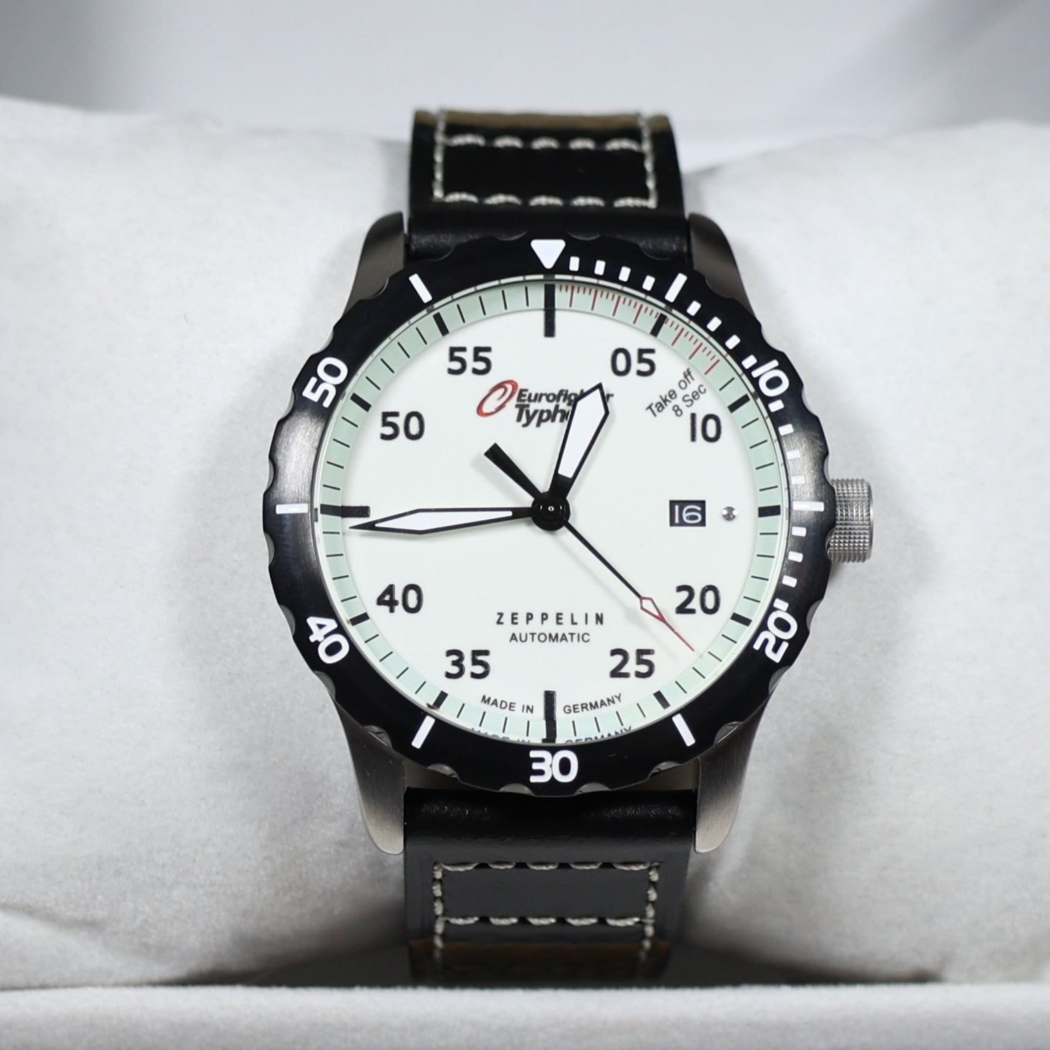 Zeppelin Eurofighter Typhoon Full Lume Dial Men's Automatic Watch 7268-5