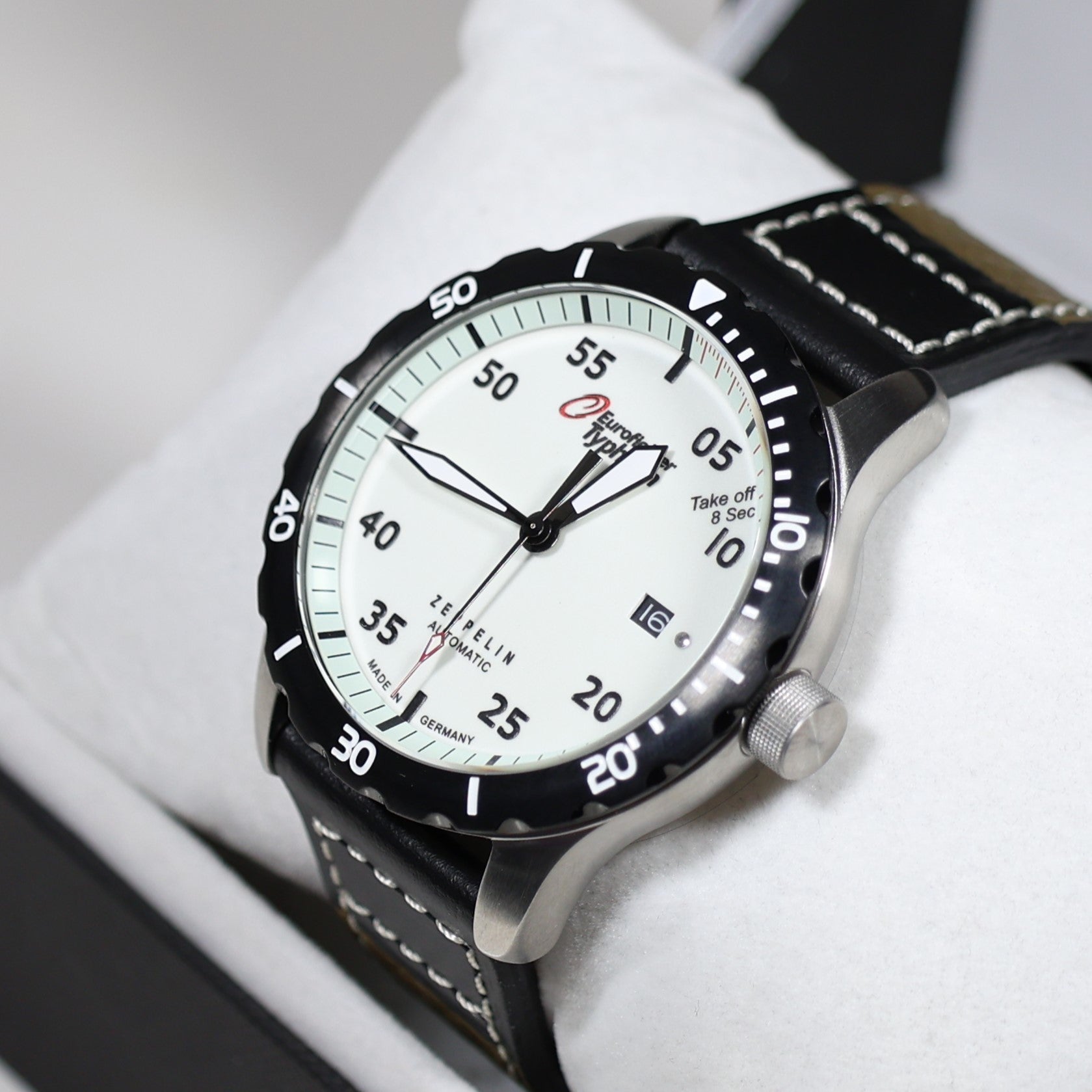 Zeppelin Eurofighter Typhoon Full Lume Dial Men's Automatic Watch 7268-5