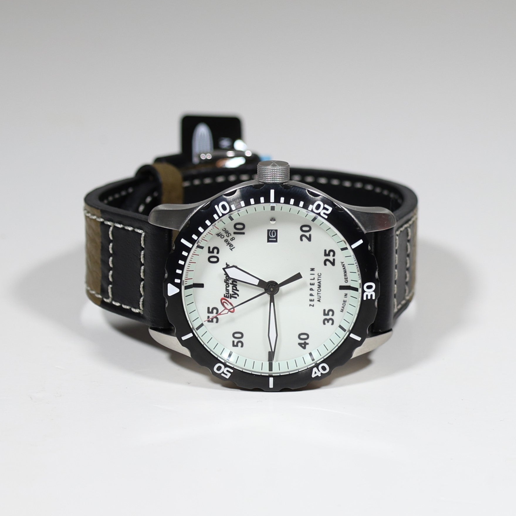 Zeppelin Eurofighter Typhoon Full Lume Dial Men's Automatic Watch 7268-5