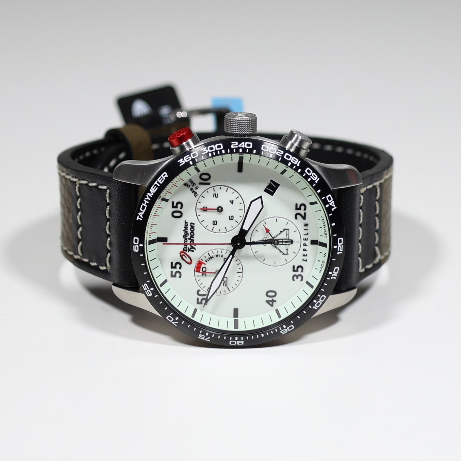 Zeppelin Eurofighter Typhoon Full Lume Dial Quartz Men's Watch 7298-5