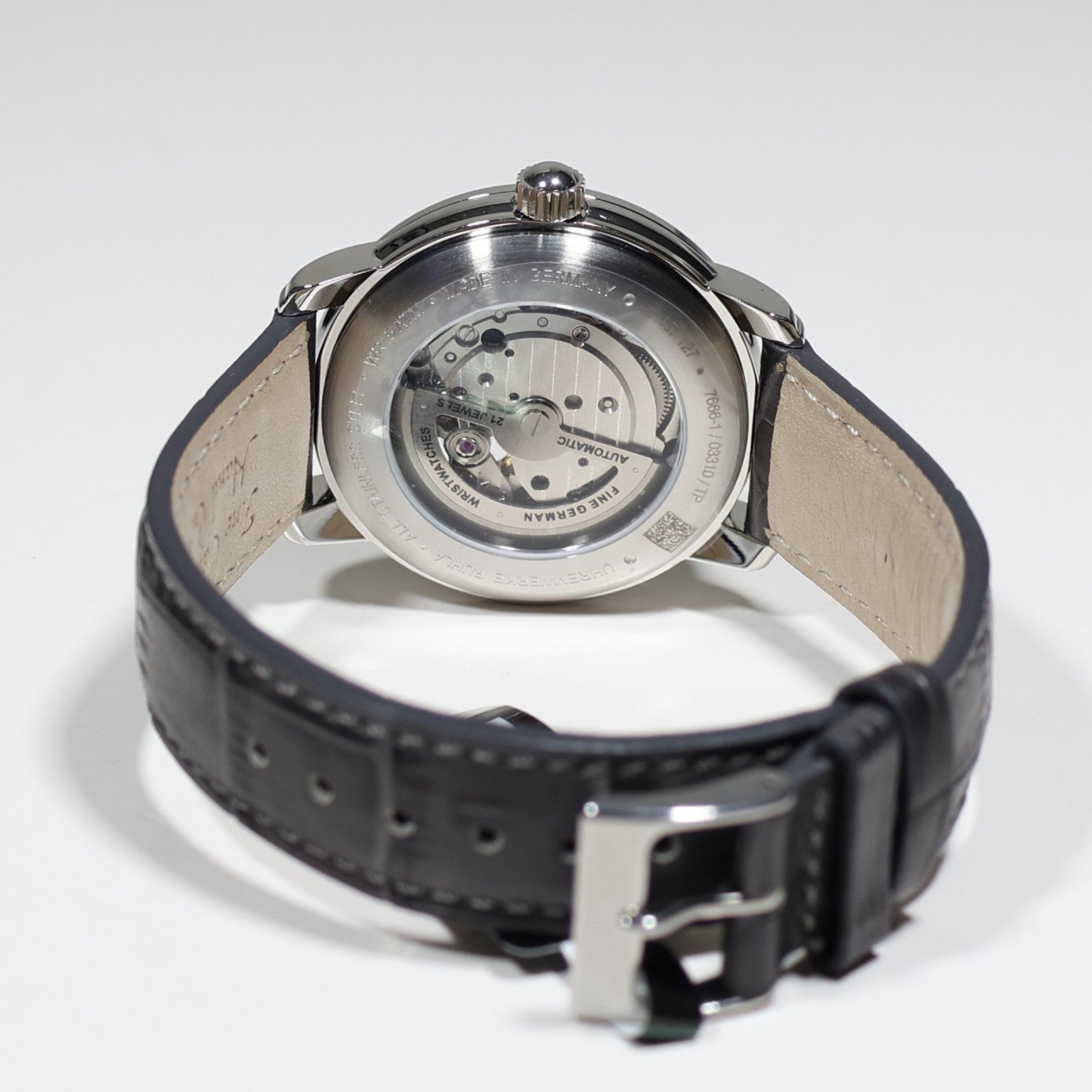 Zeppelin LZ127 Graf Zeppelin Automatic Men's Skeleton White Dial Watch 7666-1