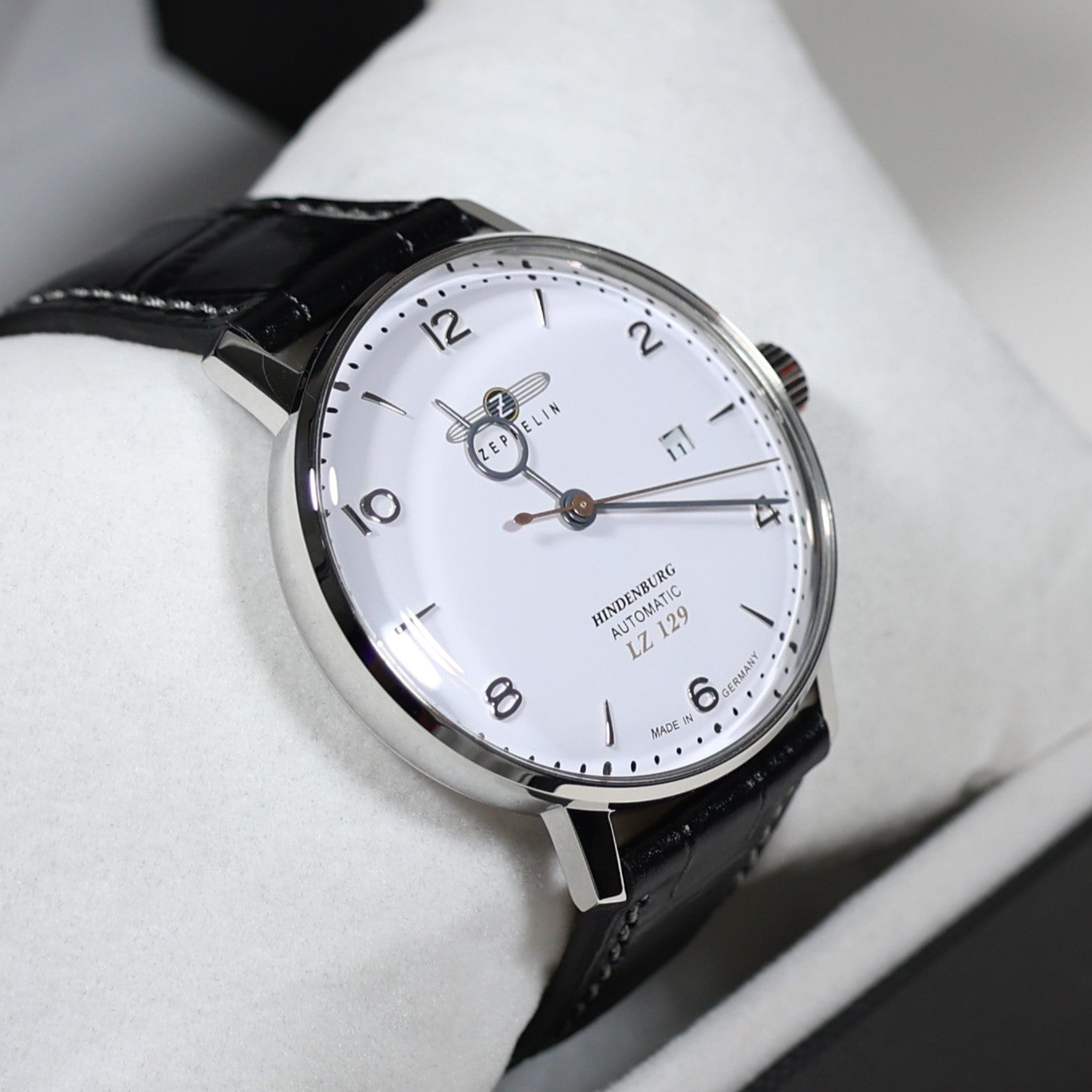 Zeppelin Hindenburg Men's LZ 129 White Dial  Men's Watch 8062-1