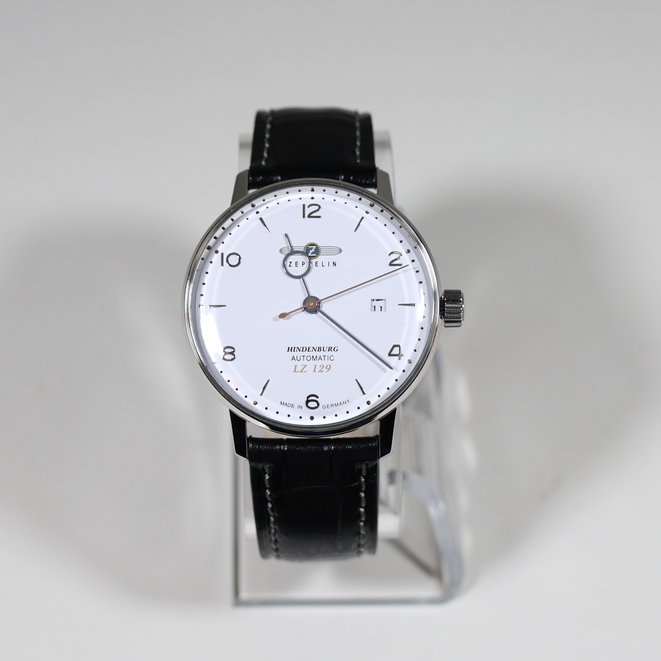 Zeppelin Hindenburg Men's LZ 129 White Dial  Men's Watch 8062-1