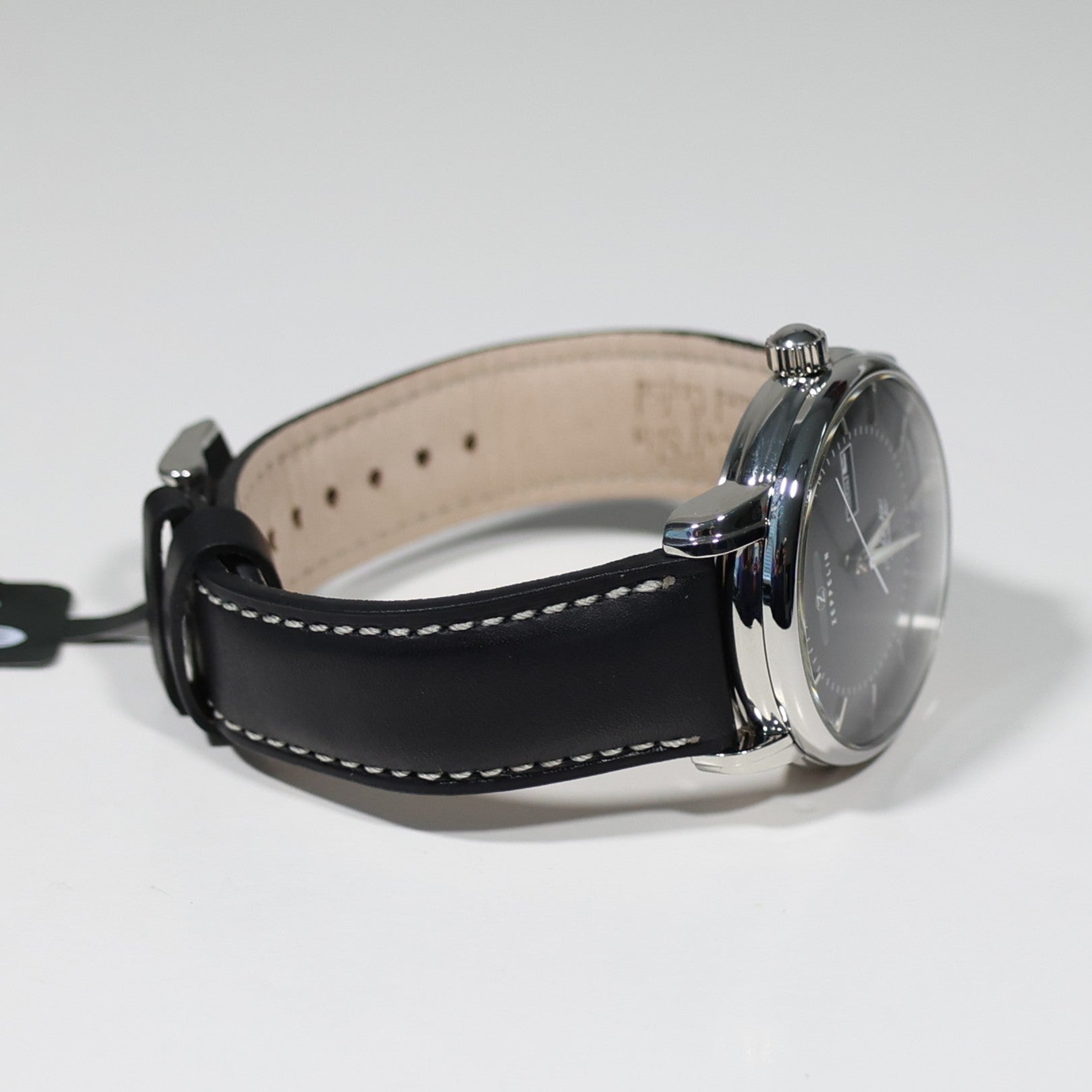 Zeppelin Atlantic Automatic Black Dial Black Leather Strap Men's Watch 8466-2