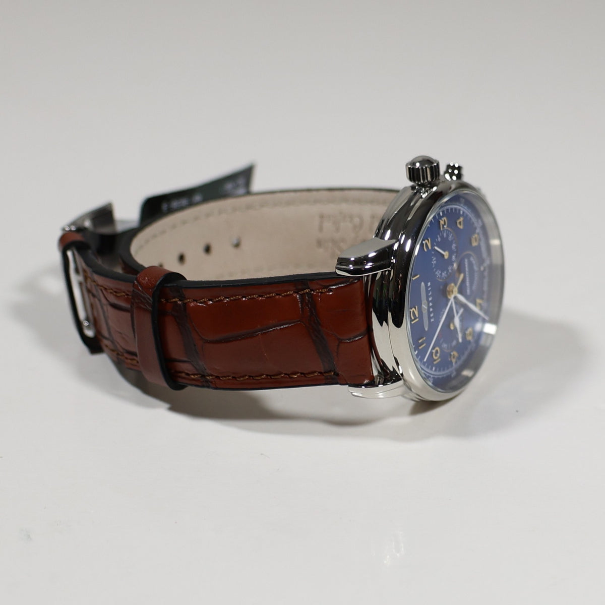 Zeppelin Mediterranee Blue Dial Quartz Moon Phase Men's Watch 9636-3