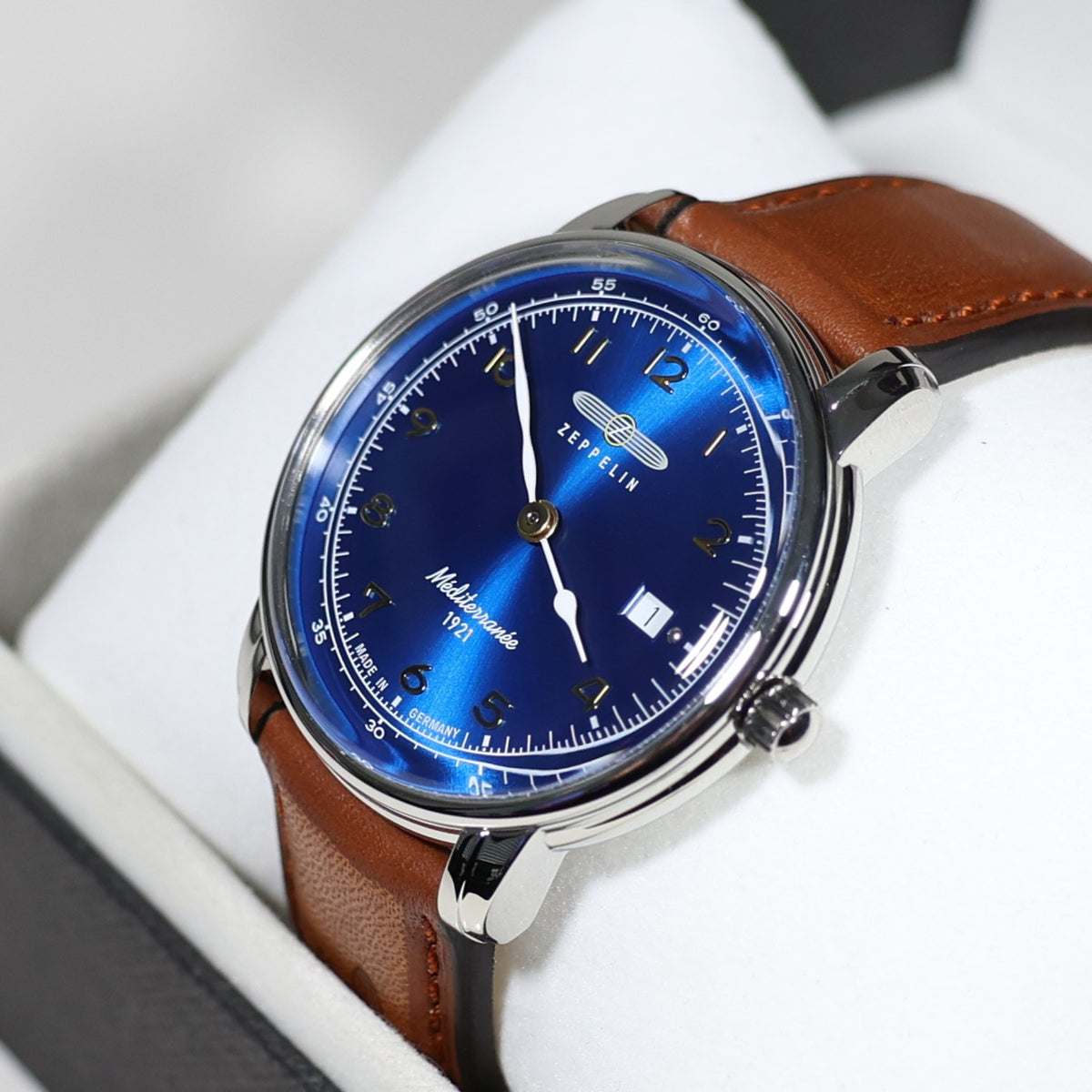 Zeppelin Mediterranee 1921 Blue Dial Men's Quartz Watch 9640-3