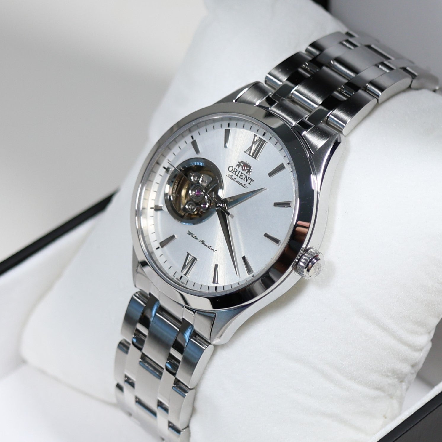 Orient Open Heart Automatic Silver Dial Men's Watch AG03001W