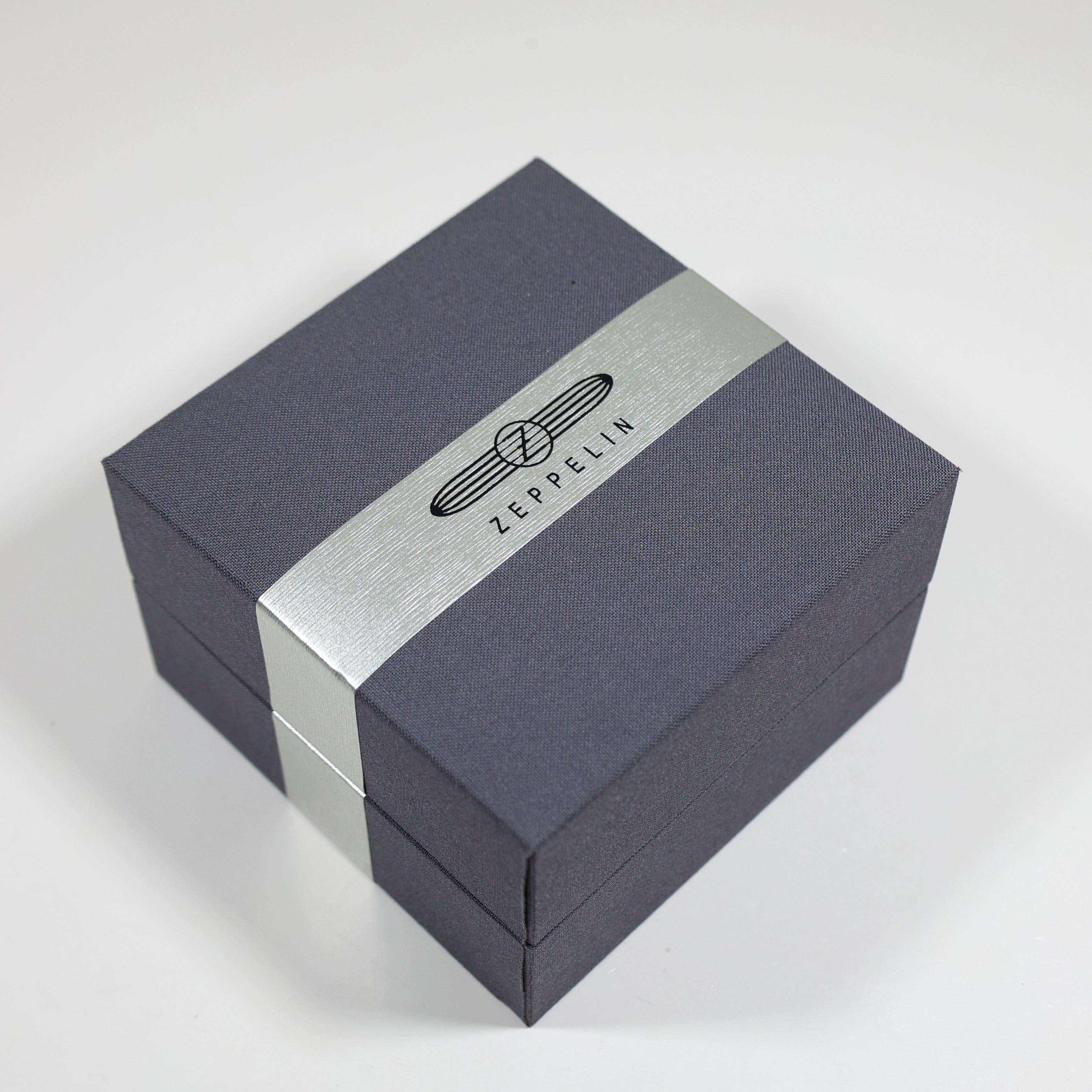 Zeppelin 100 Years ED.1 GMT Men's Stainless Steel Brown Leather Strap Watch 8666-1