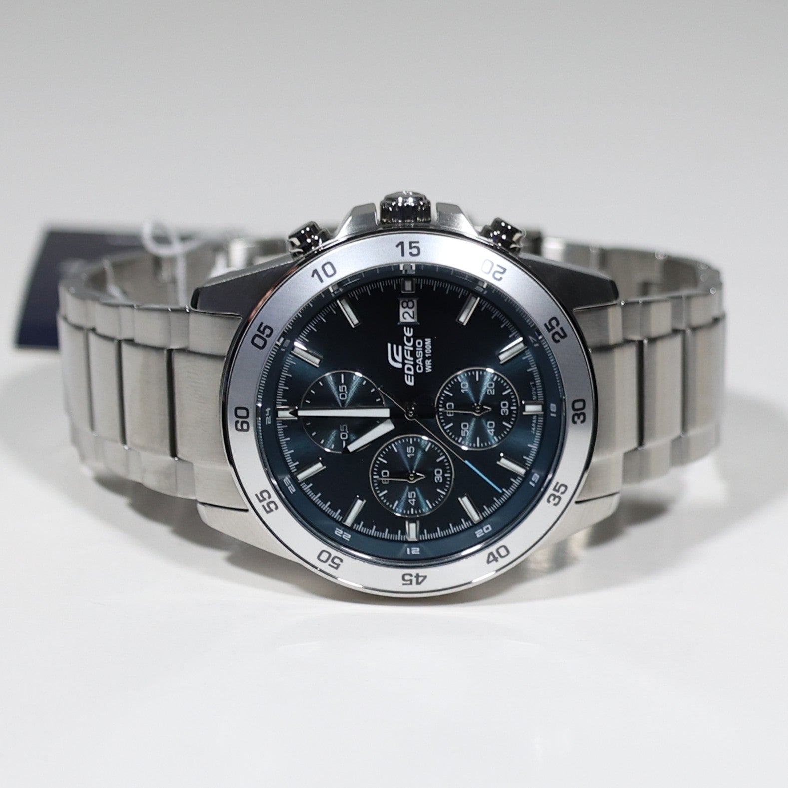Casio Edifice Men's Blue Dial Stainless Steel Chronograph Watch EFR-526D-2AVUEF