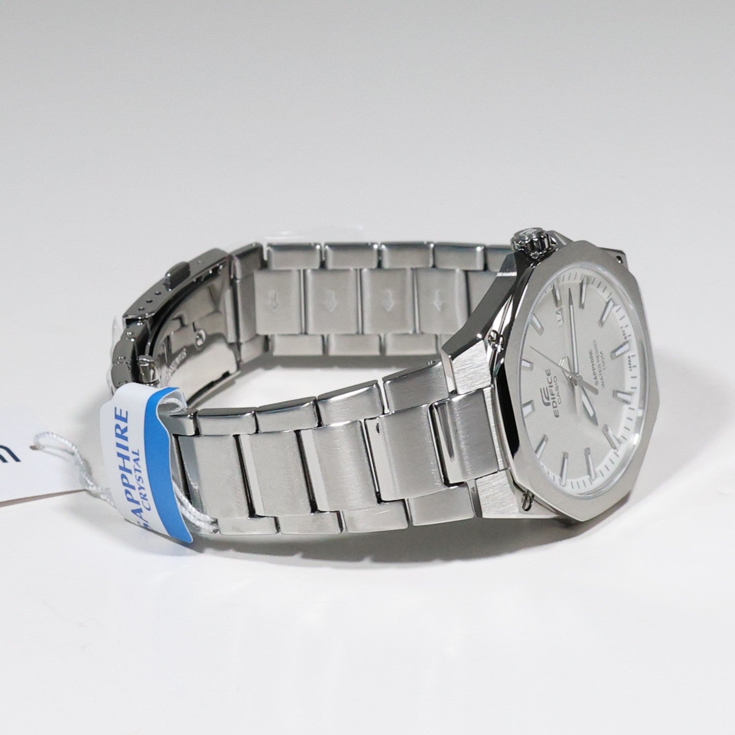 Casio Edifice Men's Silver Dial Stainless Steel Sports Watch EFR-S108D-7AVUEF