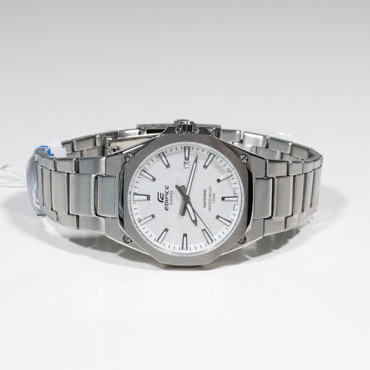 Casio Edifice Men's Silver Dial Stainless Steel Sports Watch EFR-S108D-7AVUEF