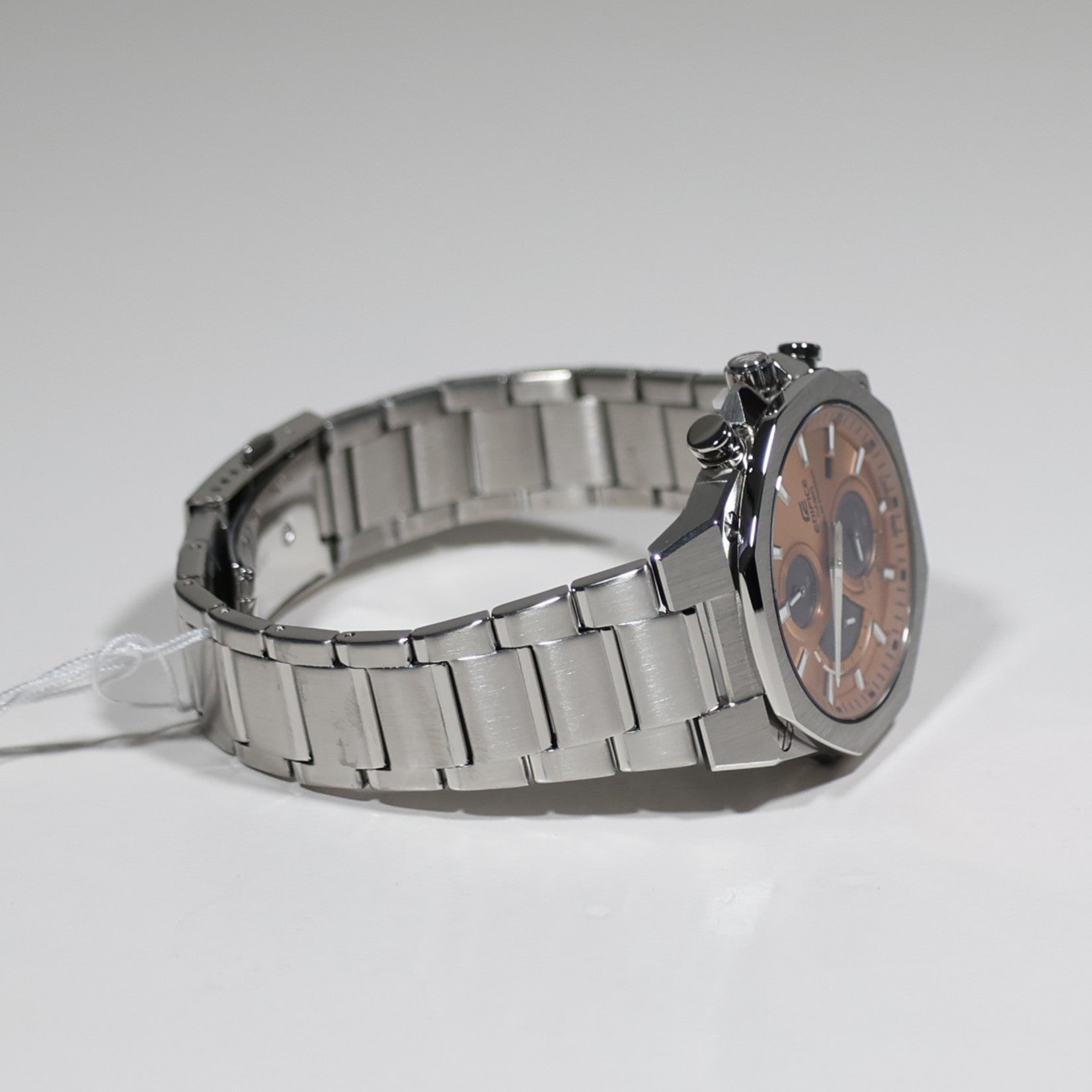 Casio Edifice Solar Salmon Dial Chronograph Men's Solar Watch EFS-S570D-4AUEF