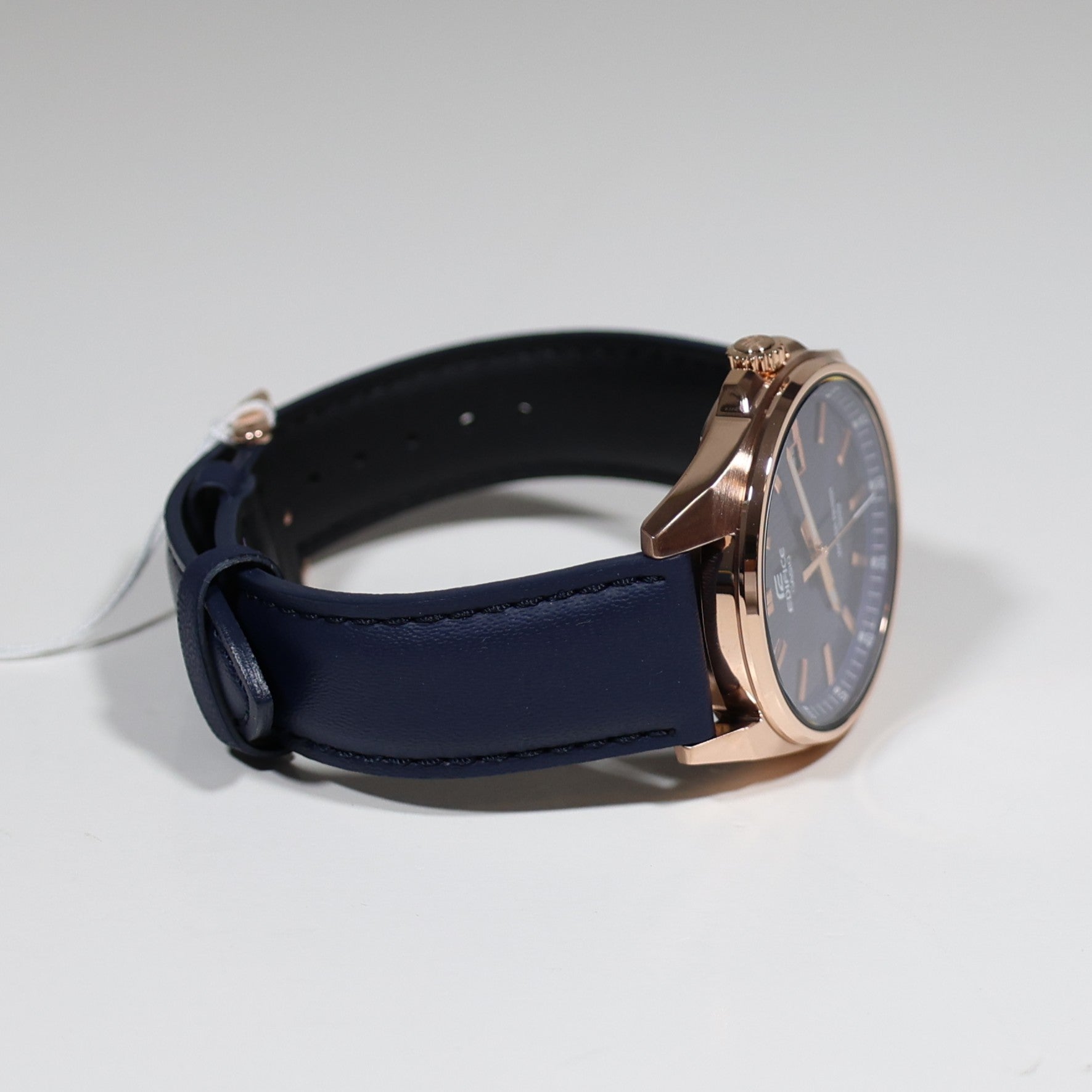 Casio Edifice Rose Gold Tone Men's Sports Blue Dial Watch EFV-150CL-2AVUEF