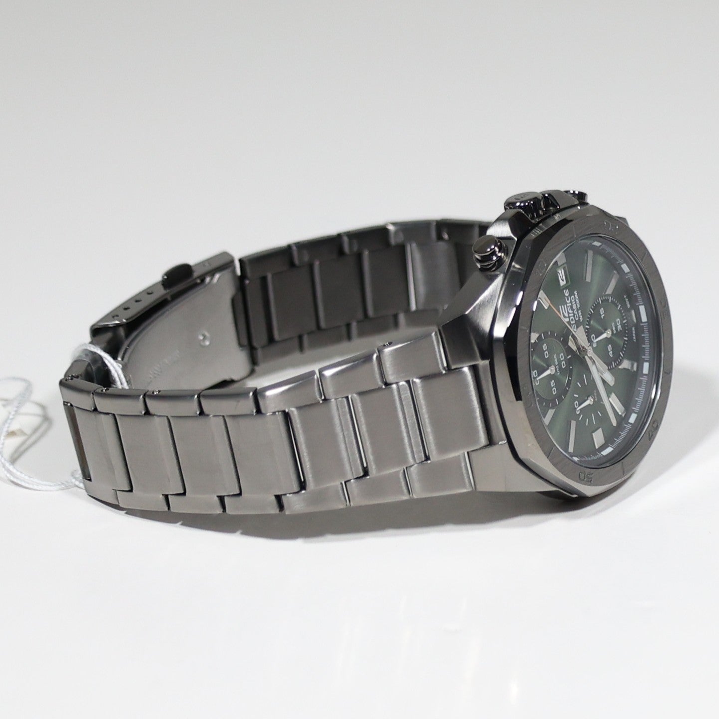 Casio Edifice Stainless Steel Green Dial Men's Chronograph Watch EFV-640DC-3AVUEF