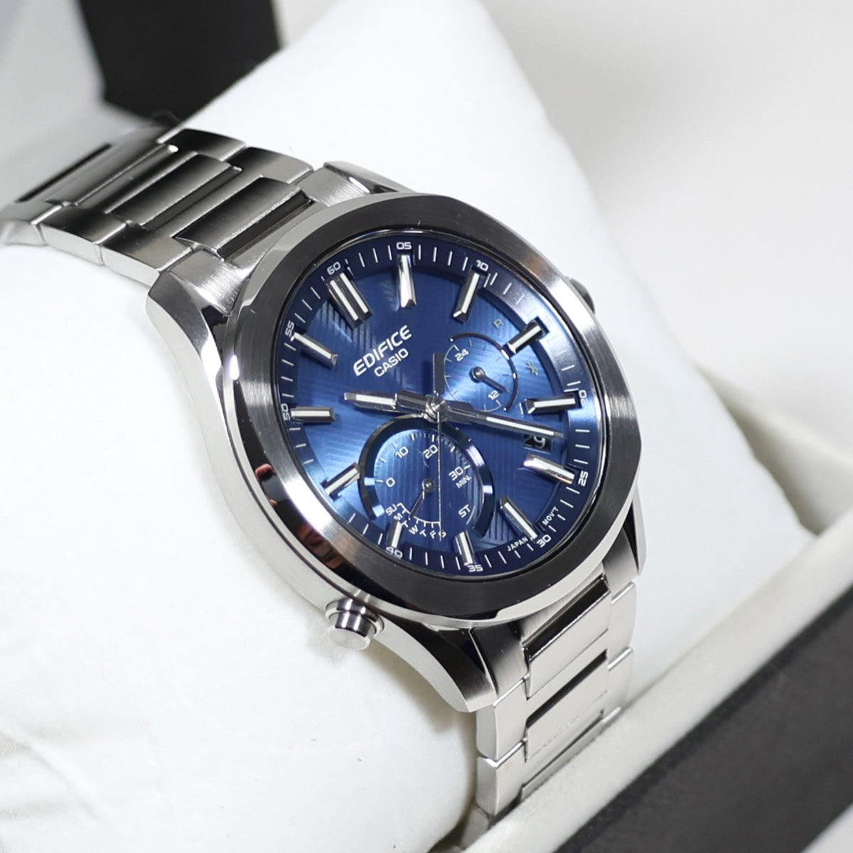 Casio Edifice Solar Blue Dial Men's Chronograph Watch EQB-1300DC-2AEF - Chronobuy