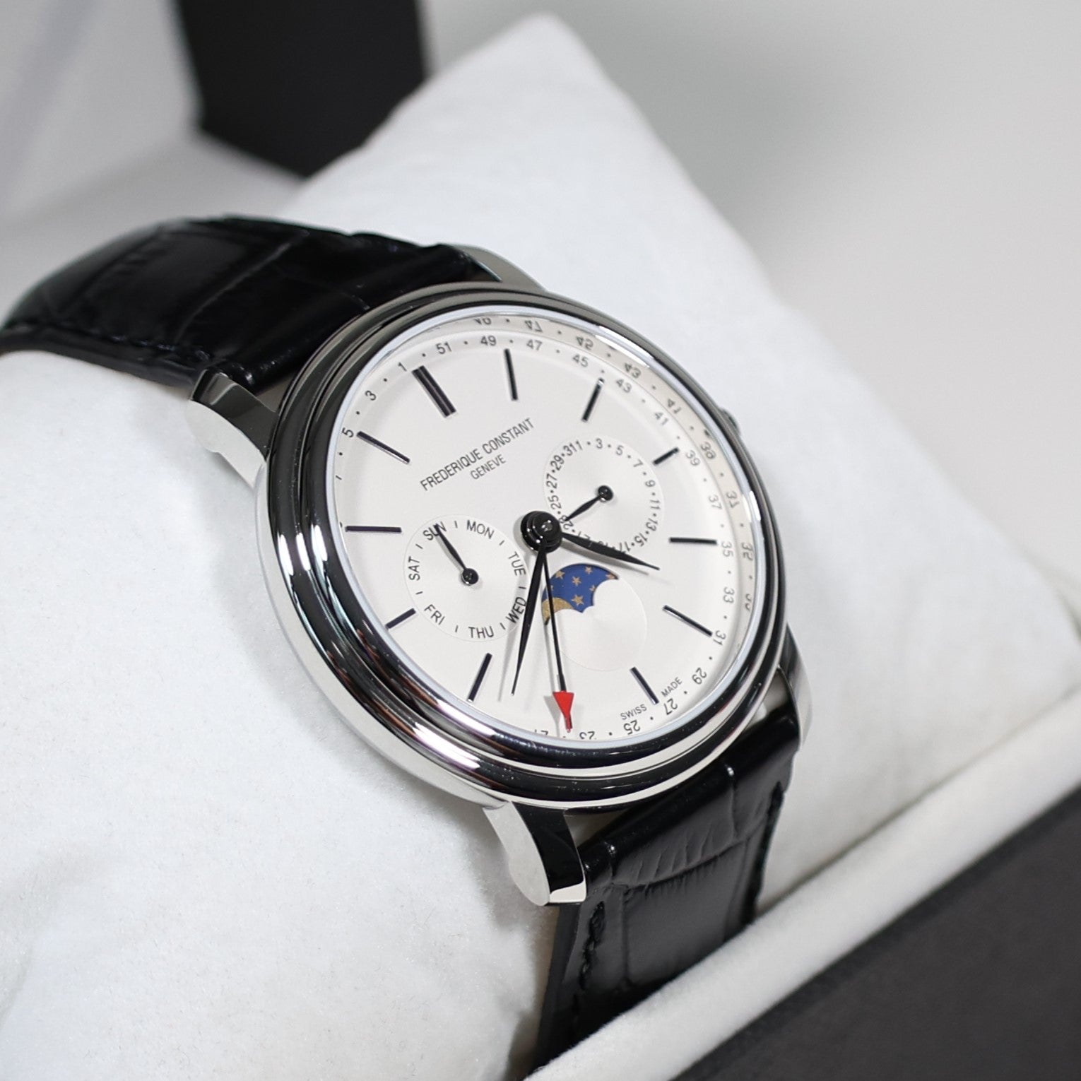 Frederique Constant Classic Business Timer Moon Phase Men's Watch FC-270SW4P26