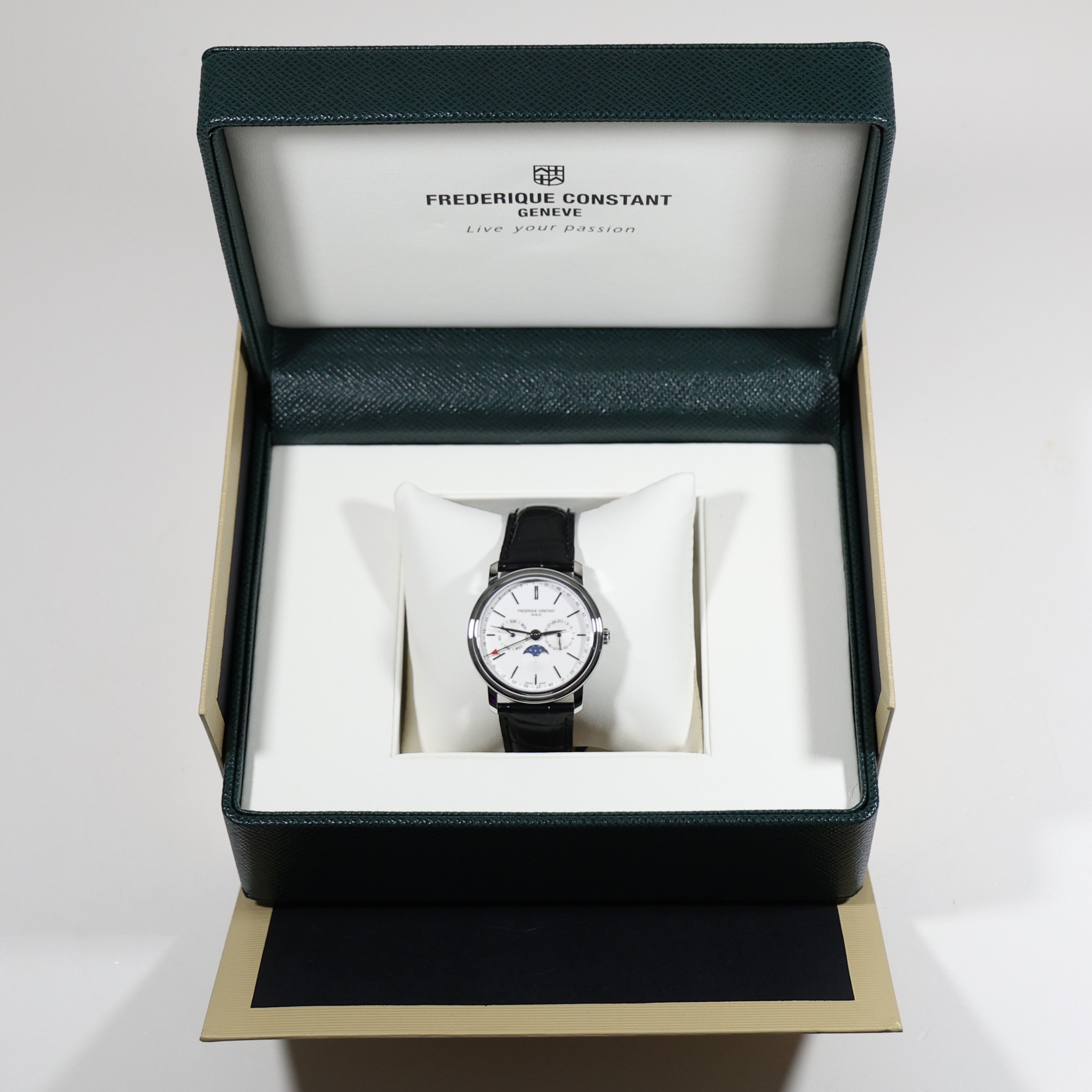 Frederique Constant Classic Business Timer Moon Phase Men's Watch FC-270SW4P26