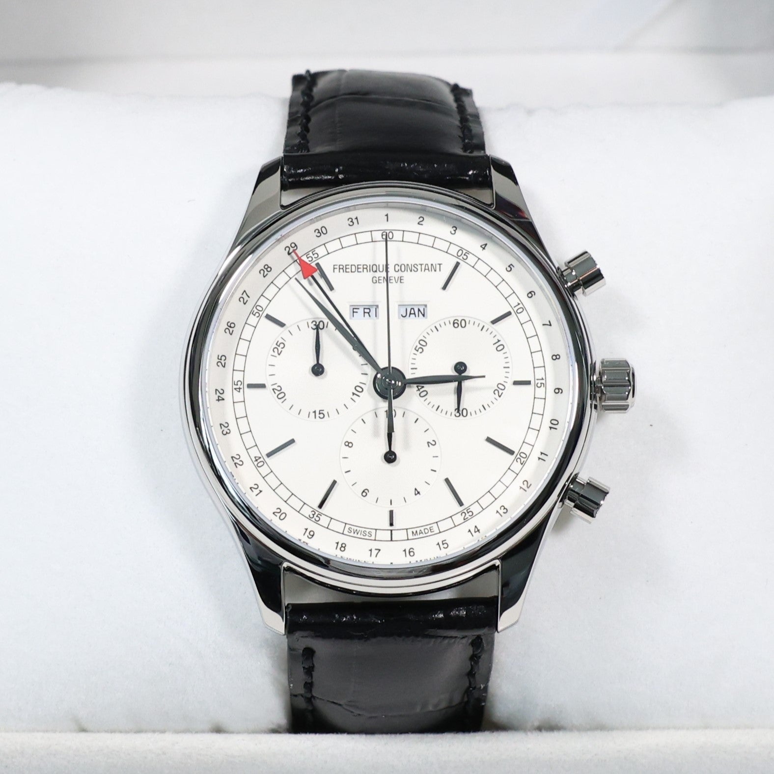 Frederique Constant Quartz Chronograph Triple Calendar Men's Watch FC-296SW5B6