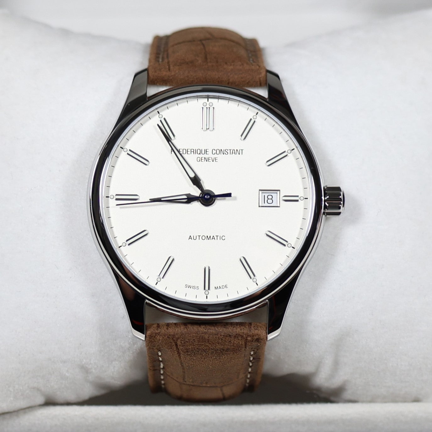 Frederique Constant Classics Index Men's Automatic Silver Dial Watch FC-303NS5B6