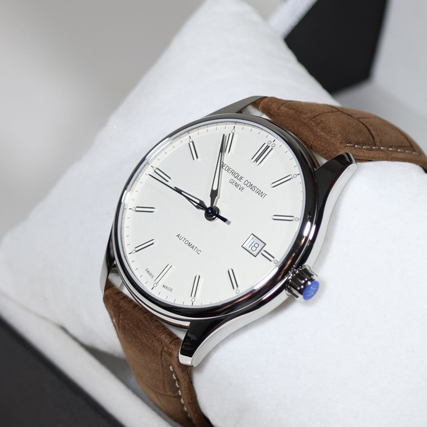 Frederique Constant Classics Index Men's Automatic Silver Dial Watch FC-303NS5B6