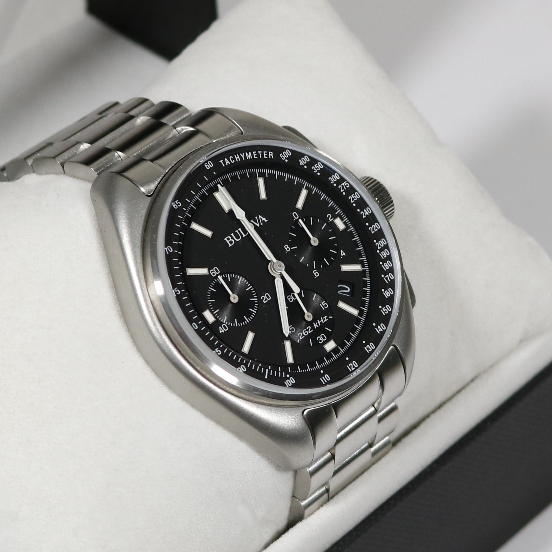Bulova Special Edition Lunar Pilot Stainless Steel Chronograph Men's Watch 96B258