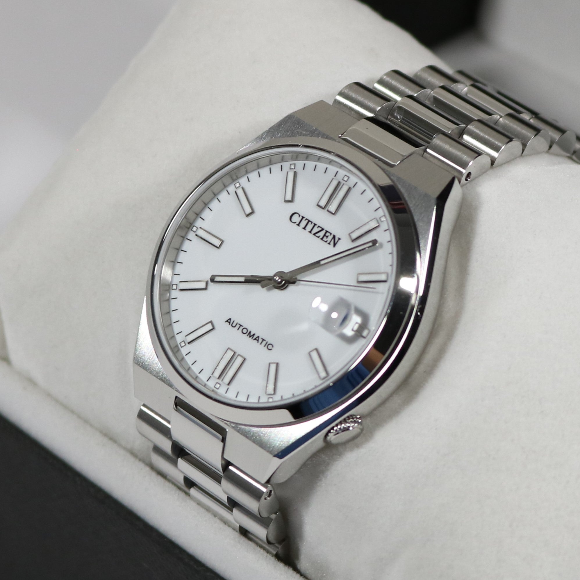 Citizen Tsuyosa Automatic Men's Stainless Steel White Dial Watch NJ0150-81A 3