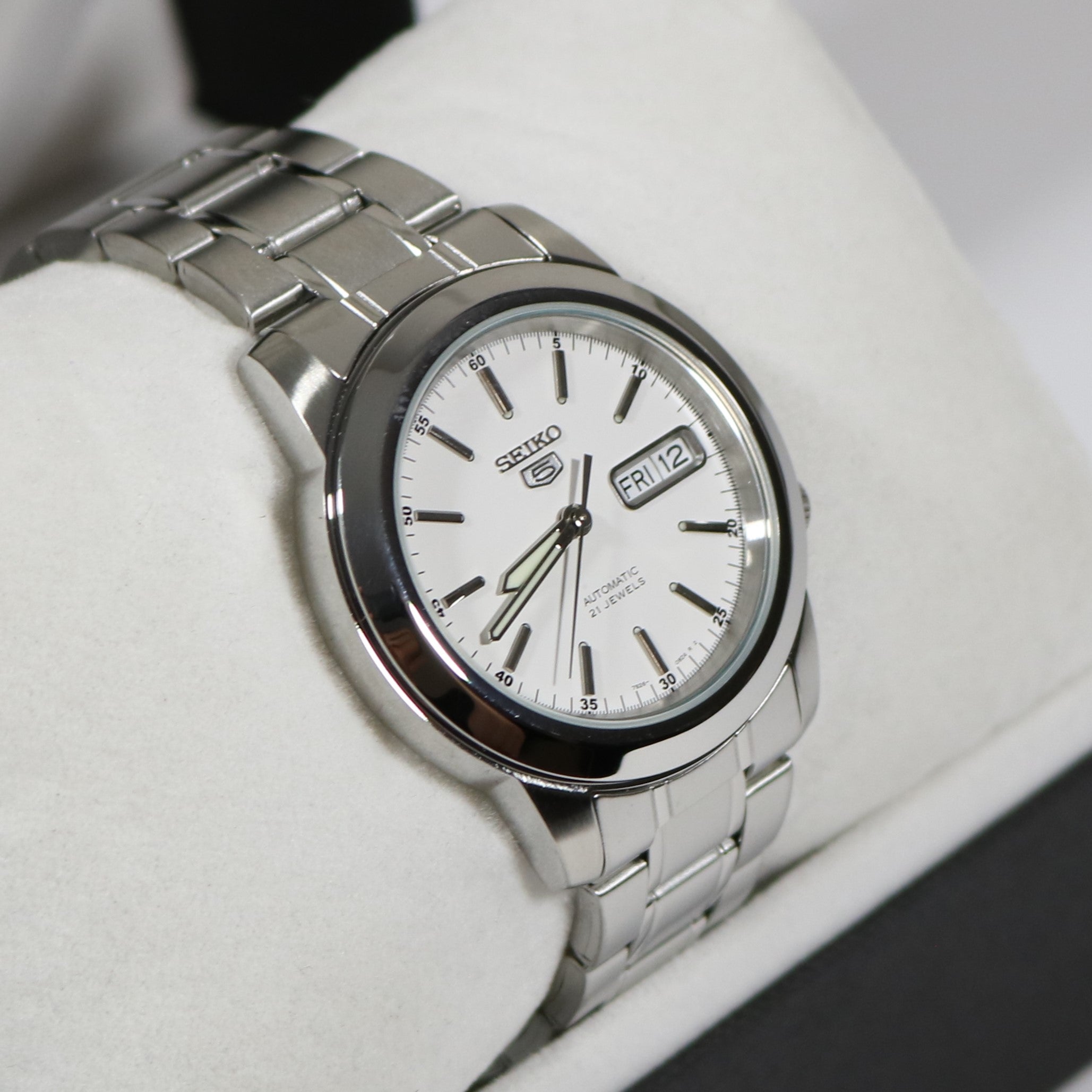 SEIKO Orologio analogico da uomo, Beige, Bracciale SEIKO Orologio analogico da uomo, Beige, Bracciale