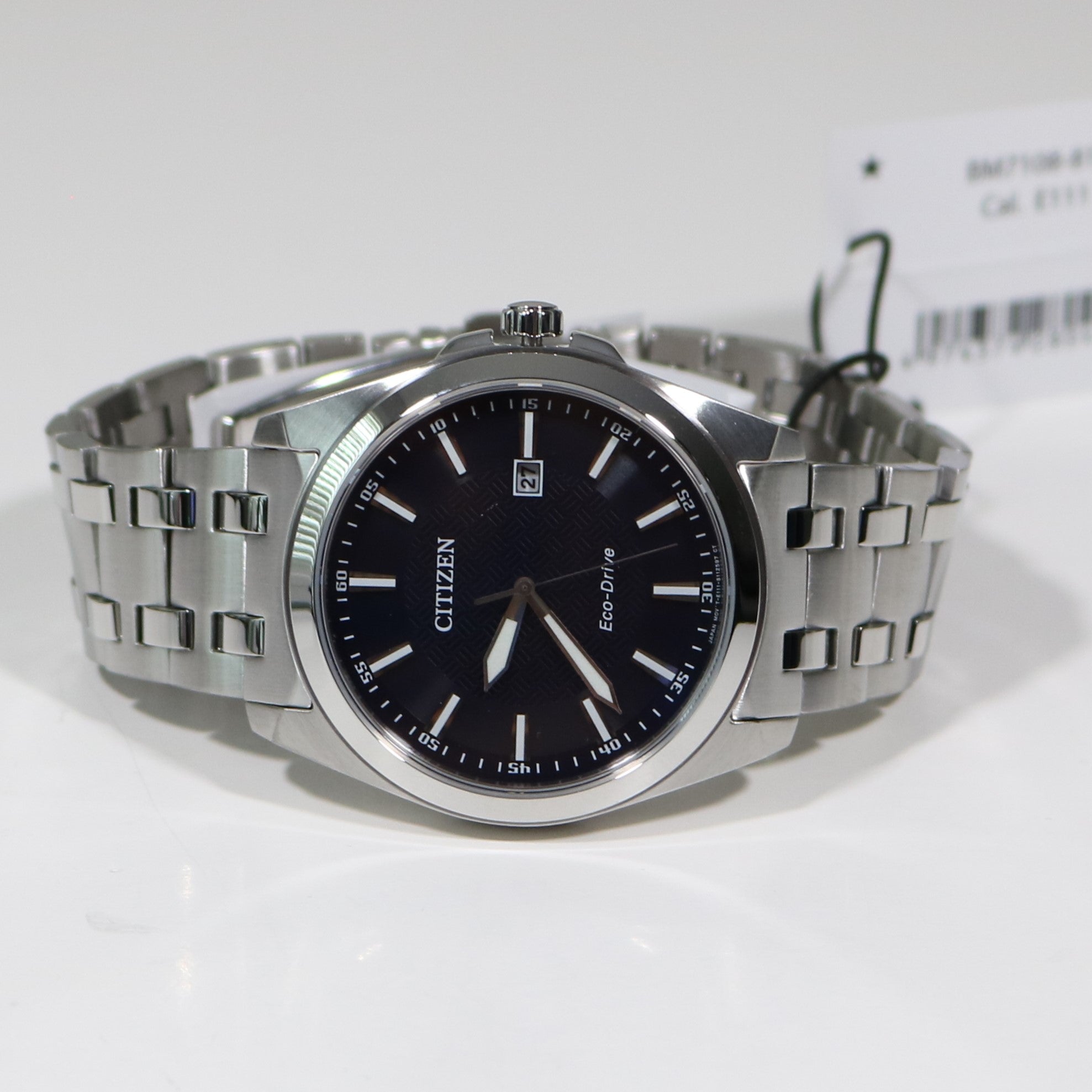 Citizen Eco-Drive Classic Blue Dial Men's Stainless Steel Watch BM7108-81L