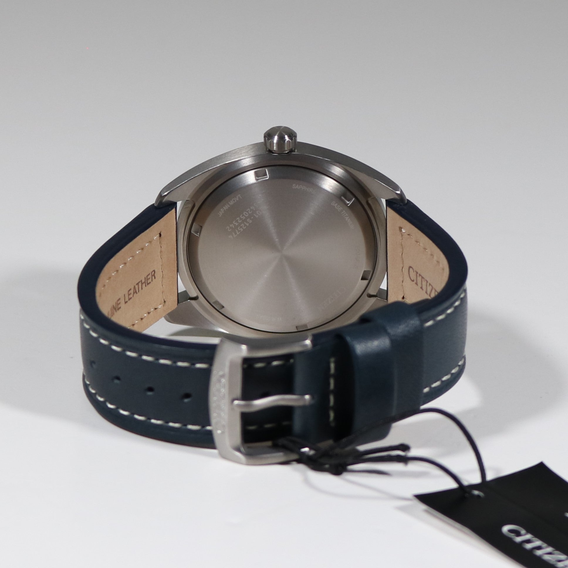 Citizen Eco-Drive Super Titanium Blue Dial Garrison Men's Watch BM8560-45L