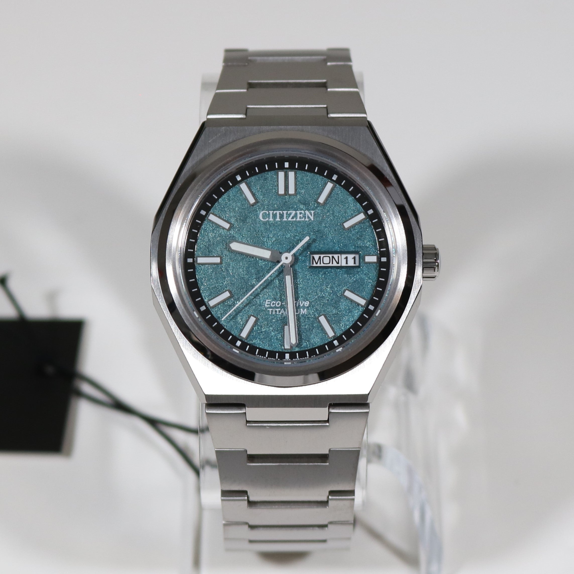 Citizen Eco-Drive Super Titanium Green Dial Men's Watch AW0130-85X