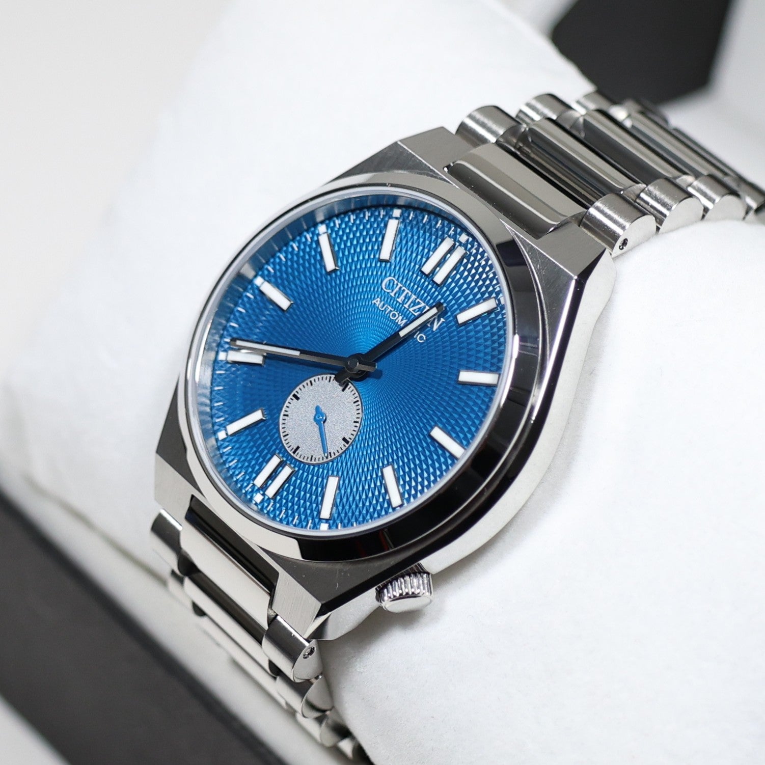 Citizen Tsuyosa Small Seconds Hand Blue Dial Stainless Steel Watch NK5010-51L