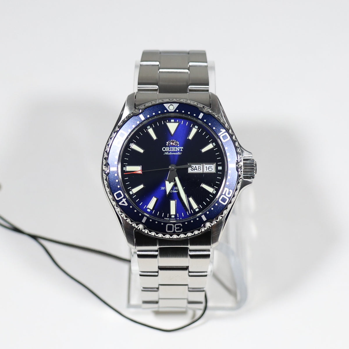 Orient Kamasu Stainless Steel Automatic Blue Dial Diver Mens Watch RA-AA002L39B - Chronobuy