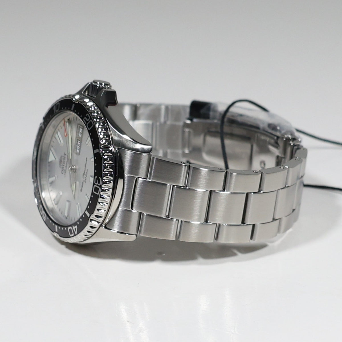 Orient Mako Stainless Steel Silver Dial Diver Men's Watch RA-AA0825S