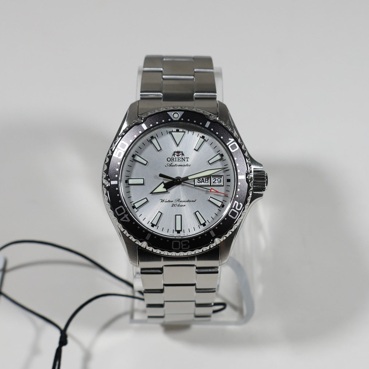 Orient Mako Stainless Steel Silver Dial Diver Men's Watch RA-AA0825S - Chronobuy