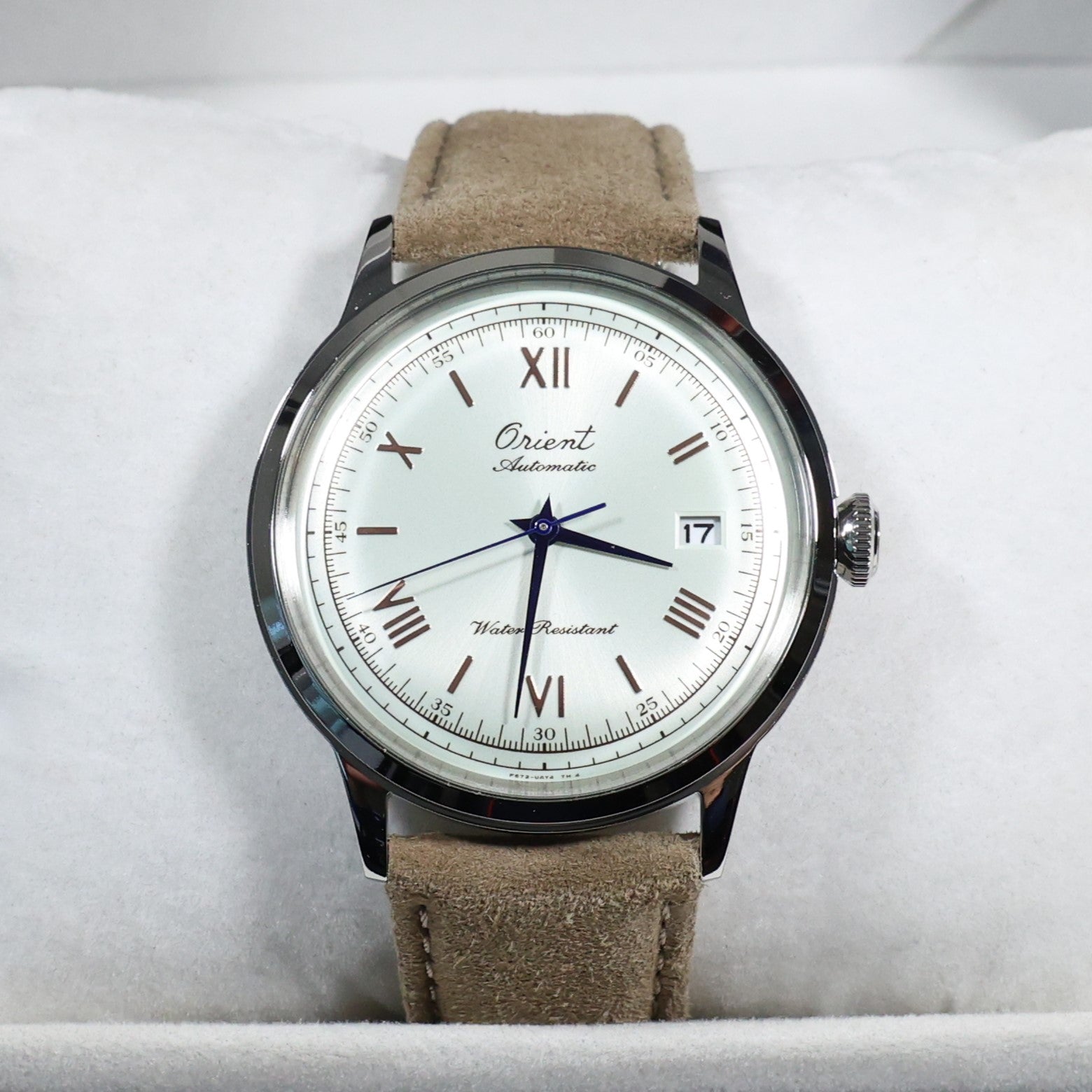 Orient Bambino 75th Anniversary White Dial Men's Watch RA-AC0027S