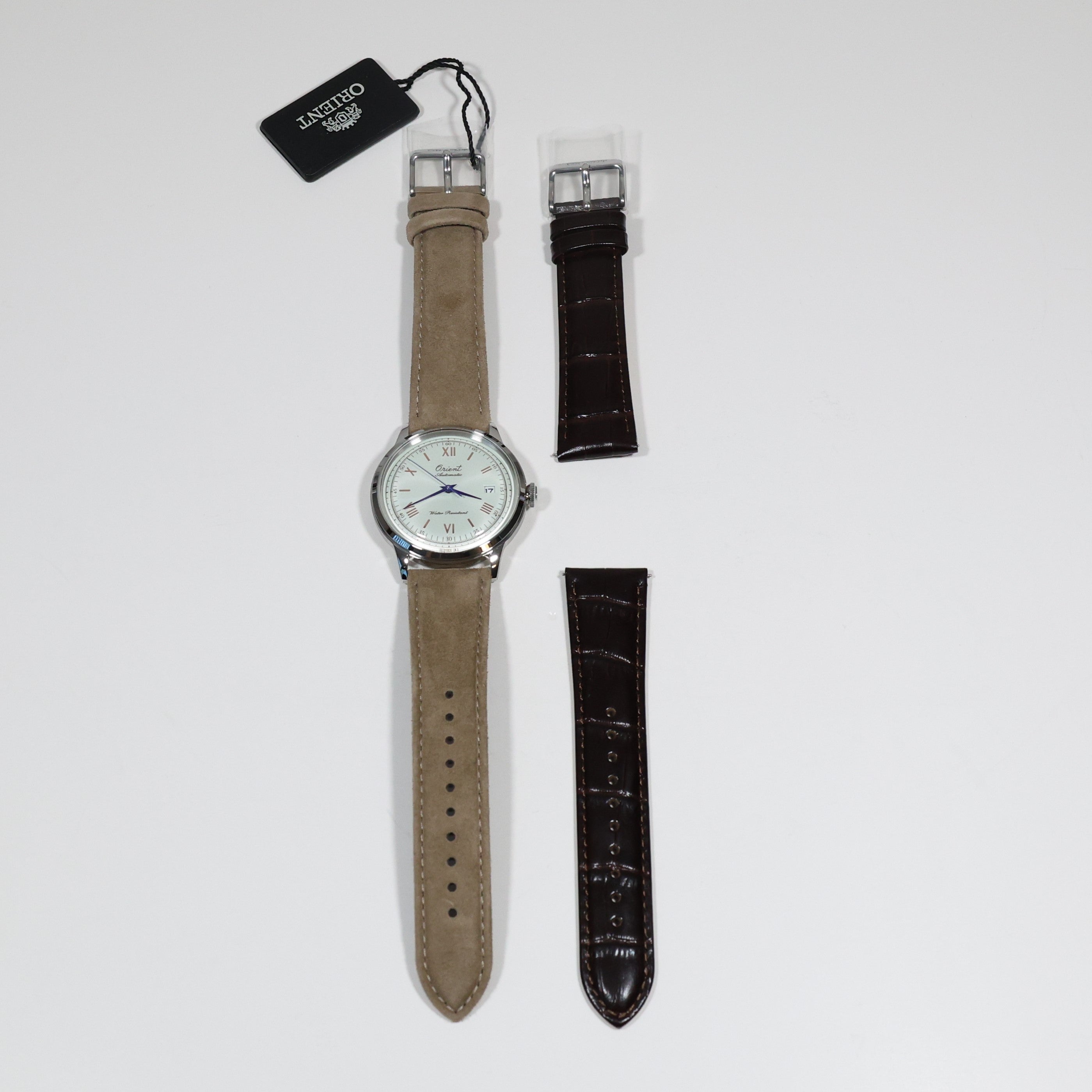 Orient Bambino 75th Anniversary White Dial Men's Watch RA-AC0027S