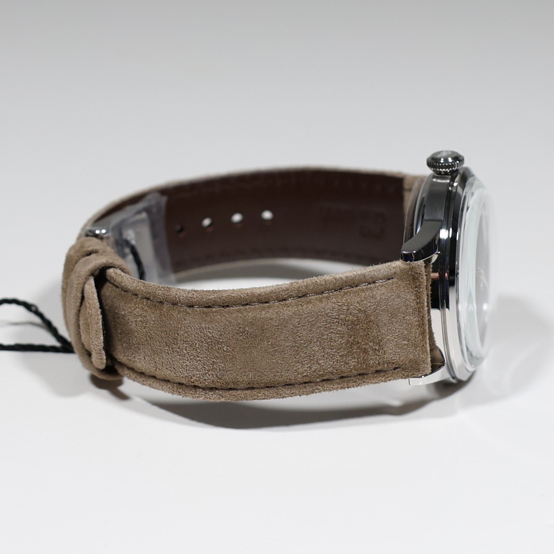 Orient Bambino Blue Dial Beige Leather Strap Men's Classic Watch RA-AC0M12L30B