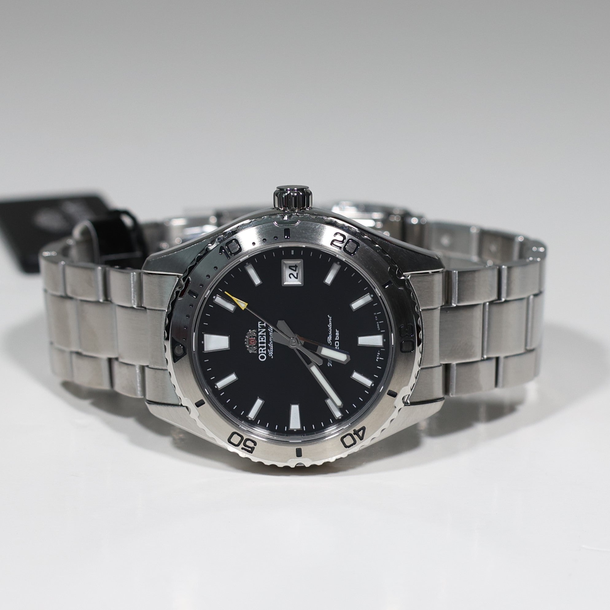 Orient Mako Automatic Stainless Steel Black Dial Men's Sports Watch RA-AC0Q01B